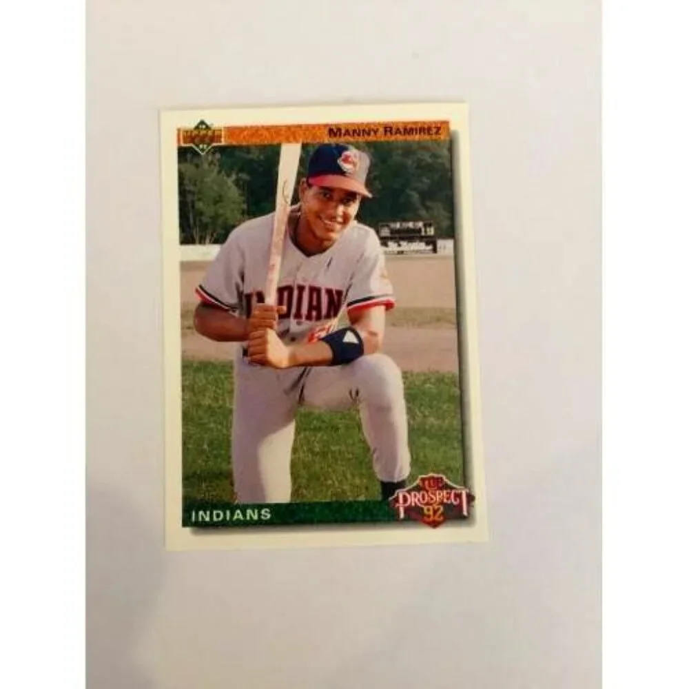 1992 Upper Deck Top Prospect Manny Ramirez Cleveland Indians #63 (037)